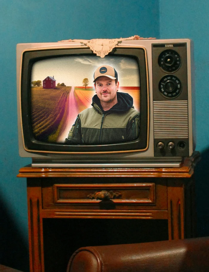 Pommihenkka vanhan television ruudulla